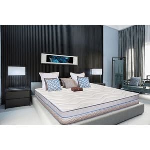 Saltea Green Future Arctic Gel Memory 14 + 5, 180x200 cm, 7 zone de confort, Anatomica, Ortopedica