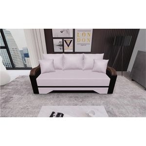 Canapea extensibila Bianca Fresh 9 Wenge, 3 locuri, 220 x 108 x 81 cm, roz