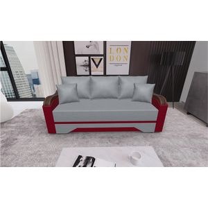 Canapea extensibila Bianca Babyface 29 Fresh 8, 3 locuri, 220 x 108 x 81 cm, gri