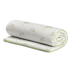 Topper saltea Eucalyptus Confort, 7 zone, 90x190 cm, H 5 cm