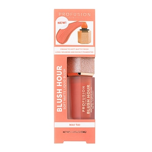 Blush Hour, blush lichid mat delicat, Mai Tai, Profusion Cosmetics, 6 ml