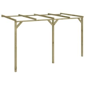 Pergola de perete vidaXL, lemn, 2 x 4 x 2.2 m