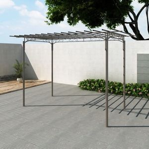 Pergola pentru gradina vidaXL, otel, 320x320x215 cm