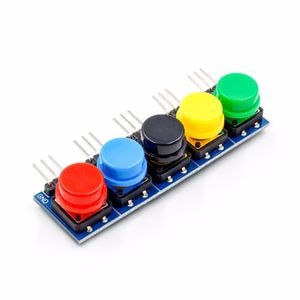 Set de 5 module electronice de constructie, Robofun, cu buton