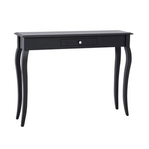 Consola living SZEL MOB, lemn masiv, 120 x 30 x 90 cm, negru