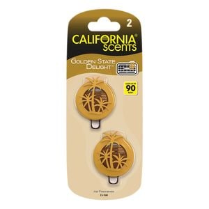 Odorizant auto California Scents, Golden State Delight, Mini Diffuser, 2x3ml