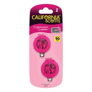 Odorizant auto California Scents, Coronado Cherry, Mini Diffuser, 2x3ml