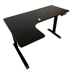 Birou de colt V11E, electric, leduri cu telecomanda, stanga, 140 x 100 x 60 cm