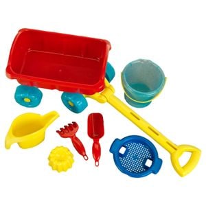 Carucior cu 6 accesorii modelaj in nisip pentru copii Theo Klein, multicolor, 1+ ani