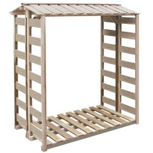 Sopron lemne de foc vidaXL, 150 x 90 x 176 cm, lemn de pin tratat