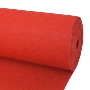 Covor pentru expozitie, 1x24 m, rosu