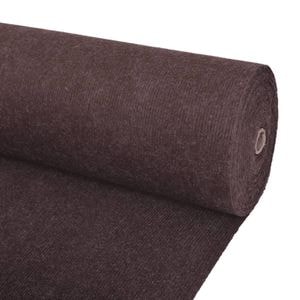 Covor pentru expozitii striat, maro, 1,2x15 m
