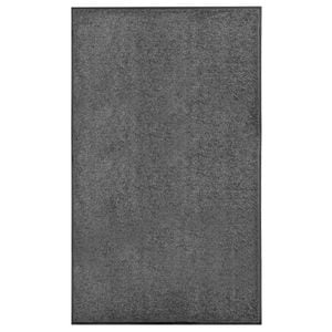Covoras intrare lavabil, antracit, 90 x 150 cm