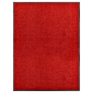 Covoras intrare lavabil, rosu, 90 x 120 cm