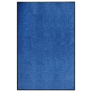 Covoras intrare lavabil, albastru, 120 x 180 cm