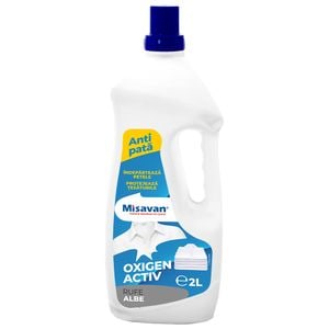 Solutie indepartare pete Misavan Oxigen Activ, rufe albe, 2L