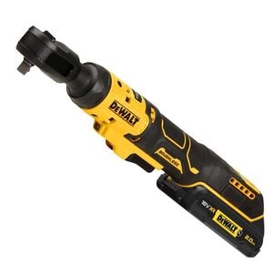 Cheie cu clichet cu acumulatori 18V Powerstack Compact, 2x1.7 Ah, 1/2"-3/8", 101 Nm, DeWalt DCF510E2G-QW