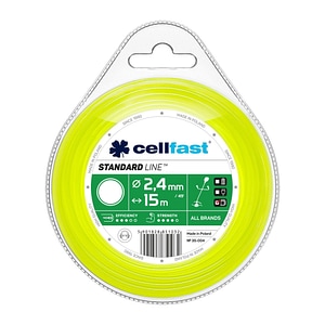 Rola fir Cellfast STANDARD pentru masini de tuns iarba - profil rotund 2,4 mm x 15 m