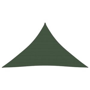 Panza parasolar vidaXL, verde inchis, 5x5x6 m, 160 g/m, HDPE