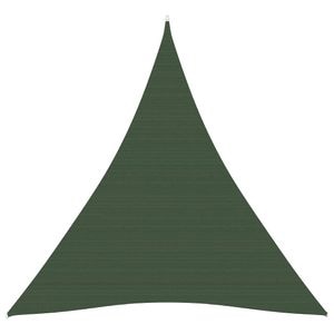 Panza parasolar vidaXL, verde inchis, 5x6x6 m, 160 g/m, HDPE