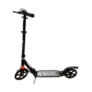 Trotineta KRISTA TR01, aluminiu, cu suspensii, 8 ani+, greutate suportata 100 kg, negru