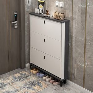 Pantofar 603 MDF, 90x24x118 cm, alb