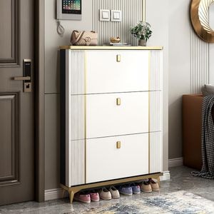 Pantofar 602 MDF, 100x24x118 cm, alb