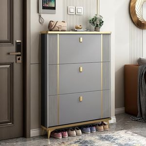 Pantofar 602 MDF, 100x24x118 cm, gri
