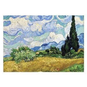 Puzzle Camp de grau cu chiparosi, 1000 piese