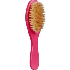 Perie pentru pisici Trixie, Maner Lemn/Peri Naturali, 5x18 cm, Roz, 23129