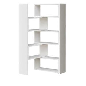 Etajera DACENERGY, PAL, 73-125 x 24 x 138 cm, alb
