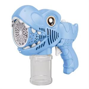 Jucarie interactiva pistol de facut baloane cu sapun Simply Joy, cu 13 orificii, pentru fete si baieti, + 3 ani