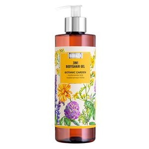 Sampon & gel de dus cu extract de iasomie si plante mediteraneene, Botanic Garden, Biobaza, 400 ml