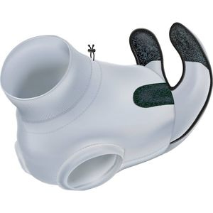 Body de protectie pentru pisici Trixie, M-L: 36-42 cm, Gri, 19529
