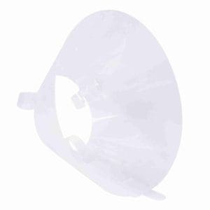 Guler protector pentru caini Trixie, Plastic, XS: 22-25 cm/7 cm, Transparent, 19480