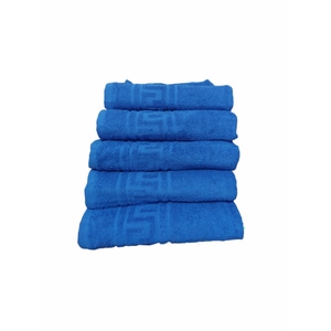 Set 5 prosoape Greek Border, ET COLLECTION, 50x90, 380gsm, Bleumarin