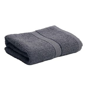 Prosop de baie Ashley, ET COLLECTION, bumbac/poliester, 50x85 cm, 400gsm, Gri inchis