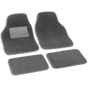 Set 4 covorase auto, universale, textil soft, gri