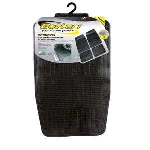 Set 4 covorase auto New Scorpion, universale, cauciuc, negru