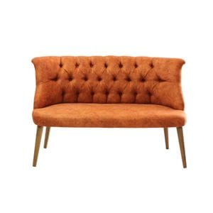 Canapea Ella, 110 x 60 x 75 cm, Caramiziu