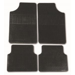 Set 4 covorase auto Bingo, universale, cauciuc, negru