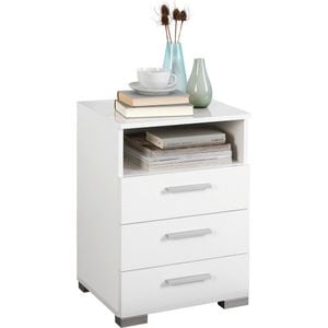Noptiera Carryhome, 45 x 62 cm, alb lucios