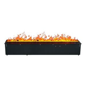 Focar semineu electric 3D ElectricSun MISTique Mare, cu vapori de apa incorporabil, Led, cu sunet, cu APP internet, 150 cm