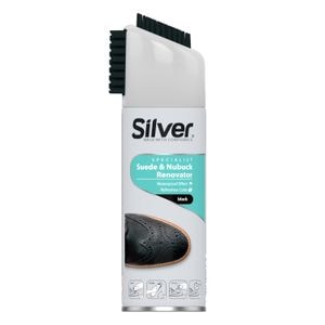 Spray restaurare piele nubuc sau caprioara, Silver, Negru, 250 ml