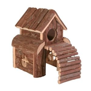 Casuta Pentru Rozatoare, Trixie, Finn, Lemn, 13x20x20 cm, Maro, 6203