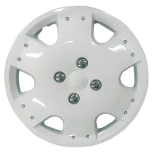 Set 4 capace roti MALLORCA, 15 inch, universal, alb