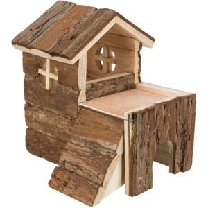 Casuta Pentru Rozatoare, Trixie, Bjork, Lemn, 15x15x16 cm, Maro, 6176