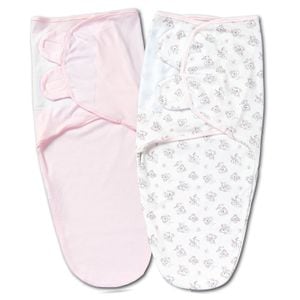 Set 2 sisteme de infasat reglabil Kidizi Pink Koala, bumbac, 0-3 luni