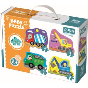 Puzzle Trefl Baby Clasic, Utilaje la treaba, 3/4/5/6 piese