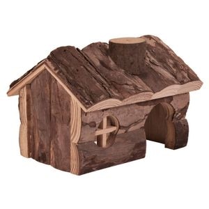 Casuta pentru rozatoare Trixie, Hendrik, Lemn, 14x11x11 cm, Maro, 6171